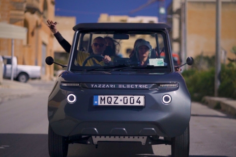 Desde Malta: tour guiado en jeep eléctrico autónomo en GozoDesde Malta: ferry a Gozo y tour guiado en jeep eléctrico autónomo