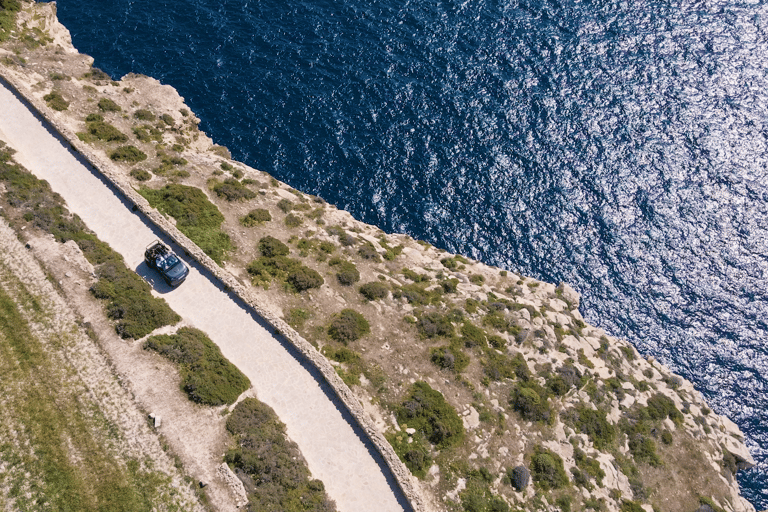 From Malta: Ferry to Gozo & Self-Driving E-Jeep Guided Tour