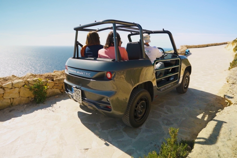 From Malta: Ferry to Gozo & Self-Driving E-Jeep Guided Tour