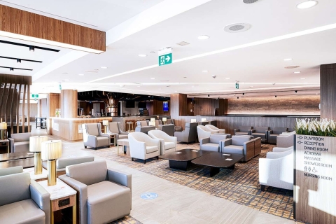 Toronto: Pearson Airport (YYZ) Plaza Premium Lounge-ZugangUS Abflüge T1 - 3 Stunden