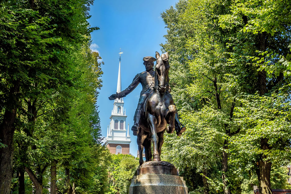 Boston : Freedom Trail : visite en petit groupe à pied guidée