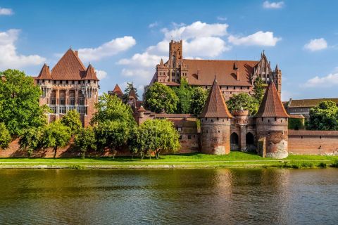Z Gdańska: półdniowa wycieczka po zamku w Malborku z audioprzewodnikiem
