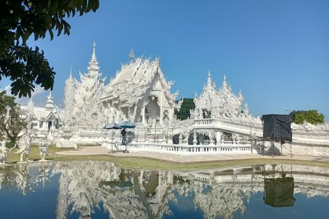 Chiang Mai: Wat Doi Suthep and White Temple Private Day Trip