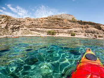 Rhodes: Sea Kayak Adventure to the Red Sand Beach