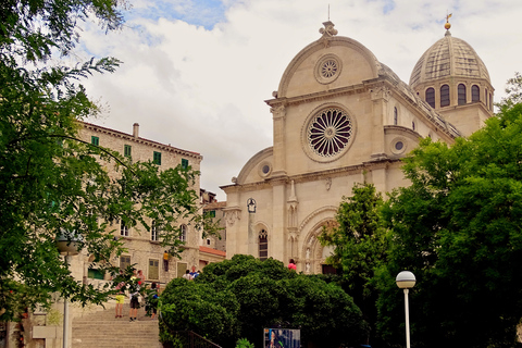 From Split: Krka Waterfalls and Šibenik Tour with Lunch