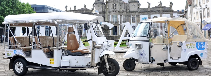 Braga : visite de la ville en tuk tuk