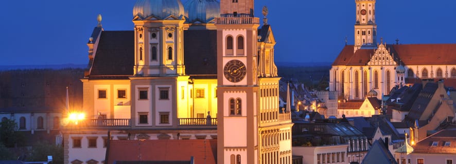 Augsburg: Kävelykierros Fuggerein ja Golden Hallin sisäänpääsyn kanssa