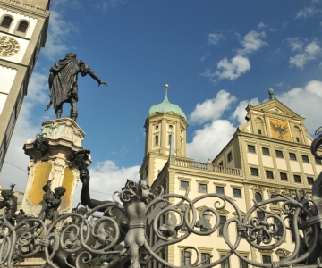 Augsburg: tour a piedi con ingresso alla Fuggerei e alla Golden Hall
