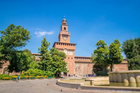 Milano: Sforzan linnan pääsylippu digitaalisella äänioppaalla