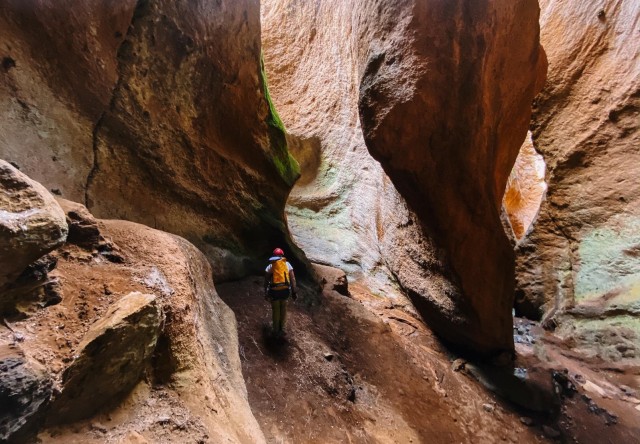 Visit Tenerife Guided Canyoning Experience in Los Arcos in San Antonio, Tenerife, Spain