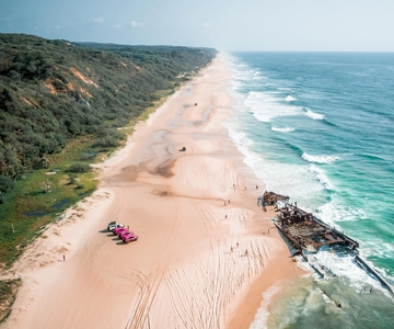 Excursão de 2 dias de Hervey Bay a K'gari/Fraser Island (Casa de praia)