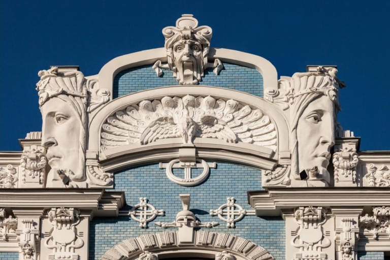 Riga: Art Nouveau Stad-verkenningsspelRiga: zelfgeleide stadsverkenningsspel in art-nouveaustijl