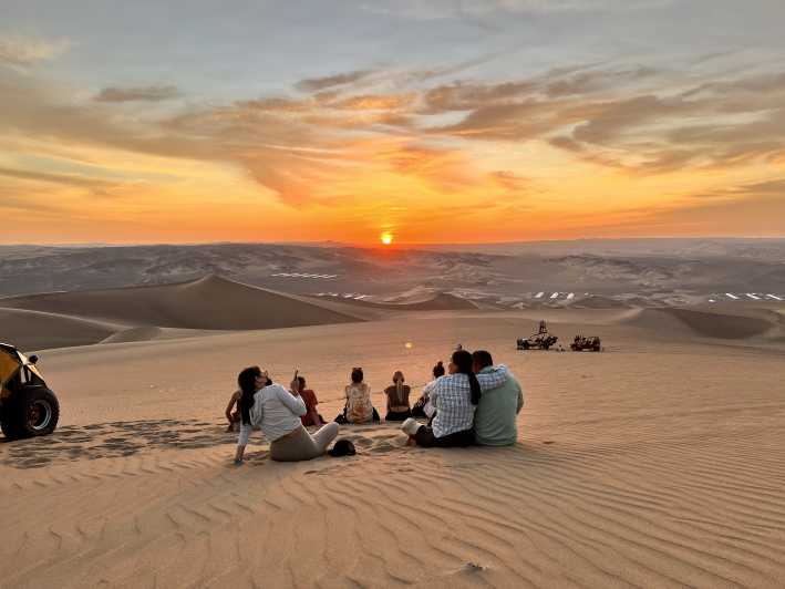 Van Ica of Huacachina: Dune Buggy bij zonsondergang en sandboarden