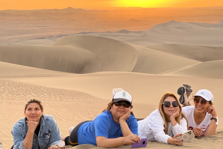 Z Ica lub Huacachina: Dune Buggy w Sunset & SandboardingPrywatna wycieczka