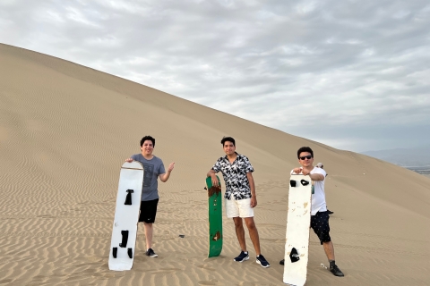 From Ica or Huacachina: Dune Buggy at Sunset & Sandboarding Private Tour
