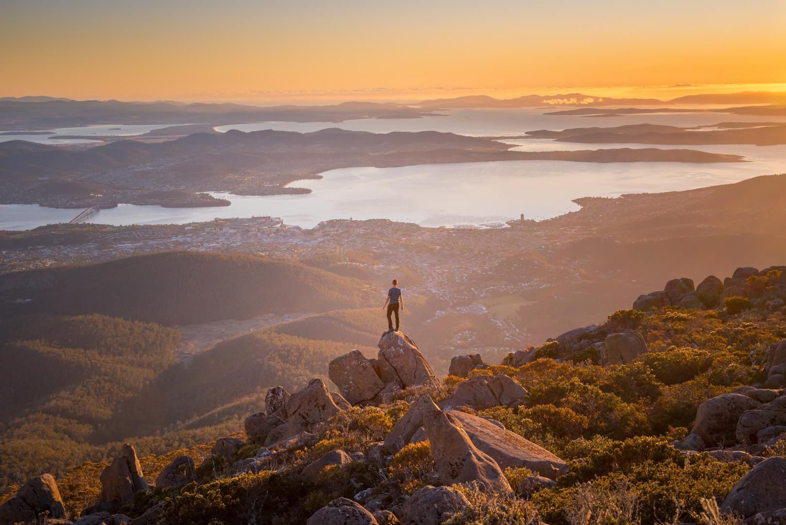 Hobart: Einfacher Wanderer-Shuttle zum Mount Wellington