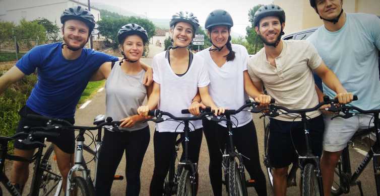 From Sitges: Cycling Tour with Winery visit and Tasting
