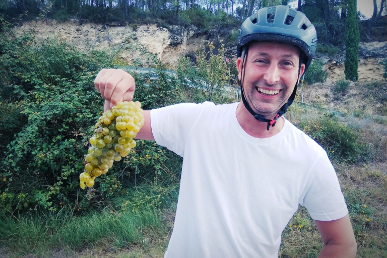 Desde Sitges: Tour en bicicleta con visita a bodega y degustación
