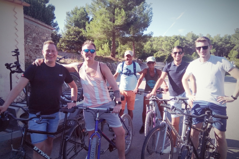 De Sitges: Tour à vélo avec visite de cave et dégustation