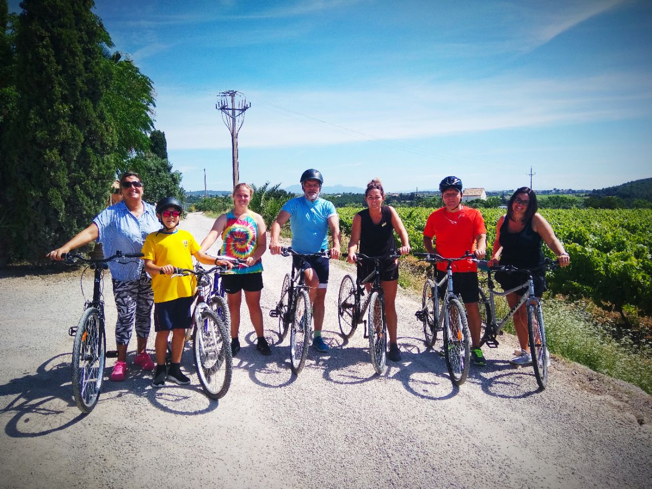 Ab Sitges: Radtour mit Weingutbesuch und Verkostung