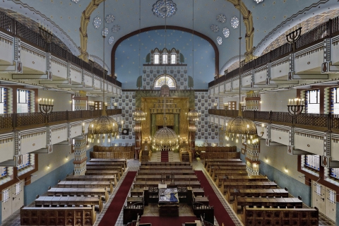 Budapeszt: Bilet wstępu do synagogi Kazinczy z dodatkamiBilet wstępu do synagogi z dwudaniowym menu