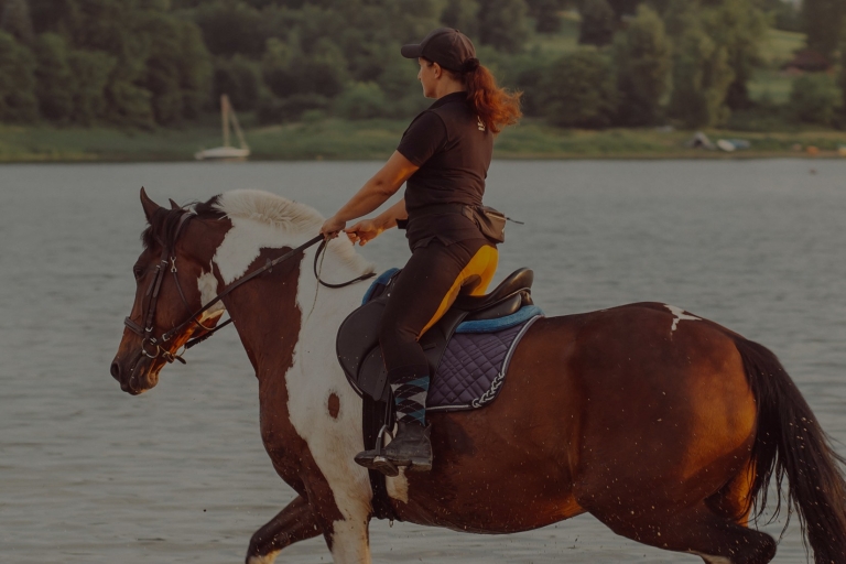 Cracovie: équitation d'une demi-journée au bord du lac