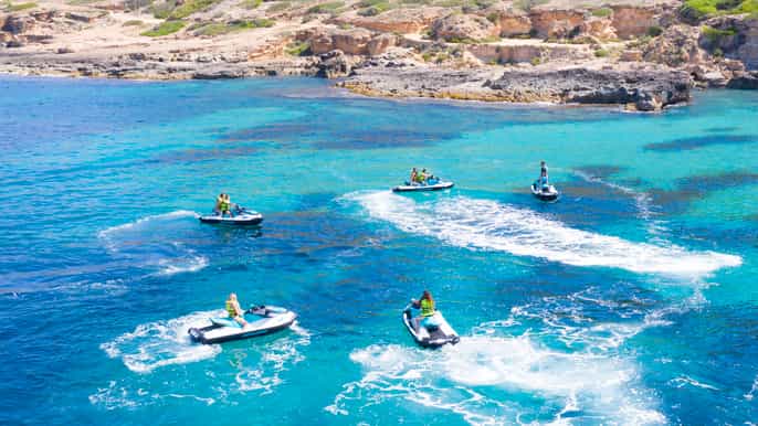 Mallorca: Cala Mondragó Natural Park Jetski Tour