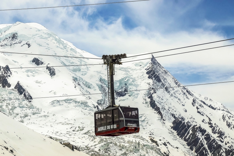 Vanuit Genève: begeleide dagtrip Chamonix en Mont-BlancDagtrip naar Mont-Blanc en tandradticket Mer de Glace