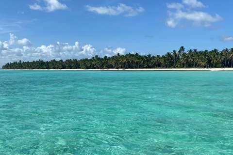 Saona Island by semi-submarine and snorkeling from Bavaro / Punta Cana.