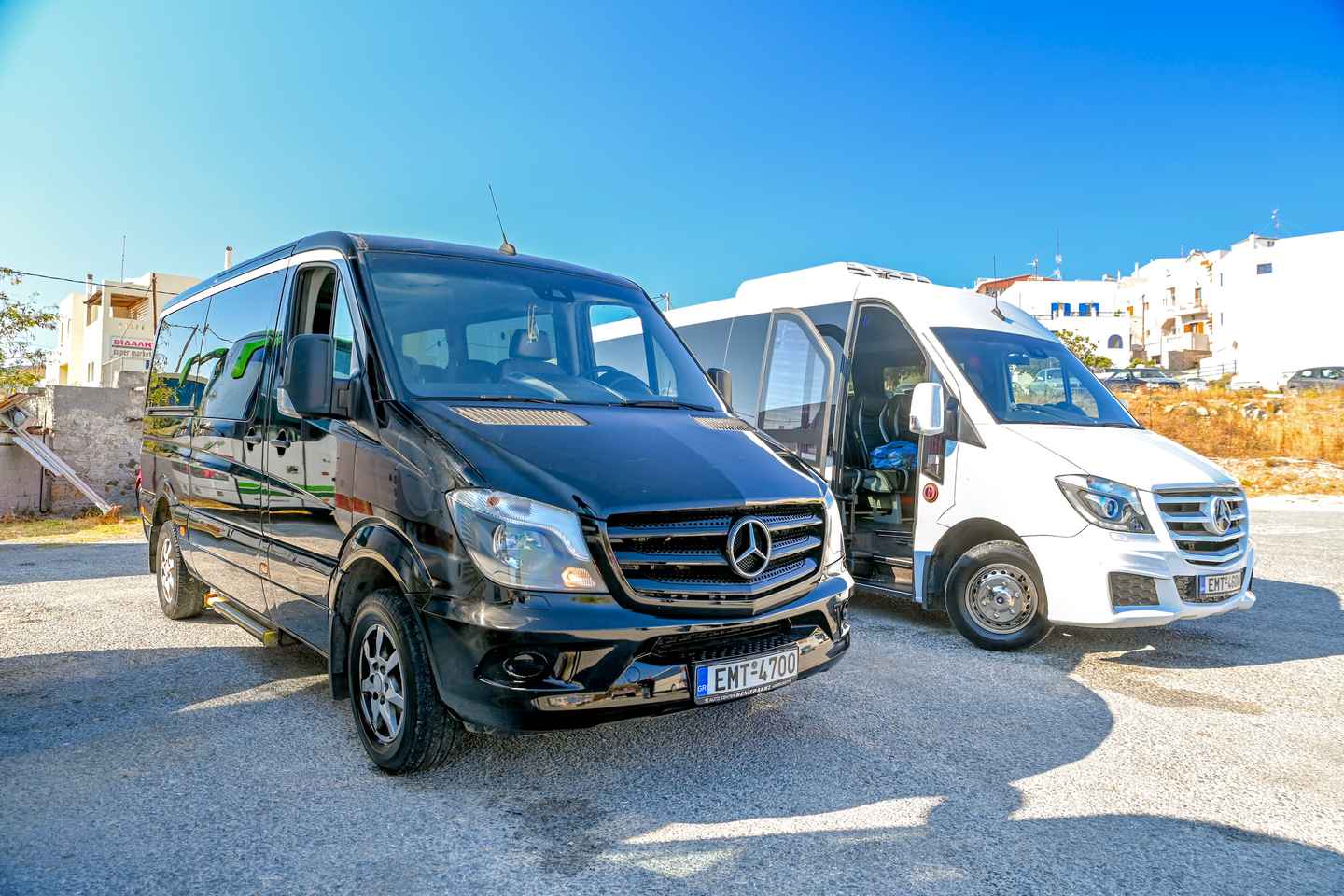 Naxos: Private Minibus Rental with an Experienced Driver