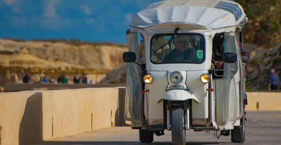 Gozo: 6-Hour Tuk Tuk Tour with Private Chauffeur