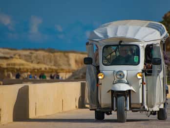 Gozo: 6-Hour Tuk Tuk Tour with Private Chauffeur