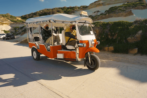 Gozo: Tour de Tuk Tuk de 6 horas com motorista particularGozo: excursão de 6 horas em tuk tuk com motorista particular