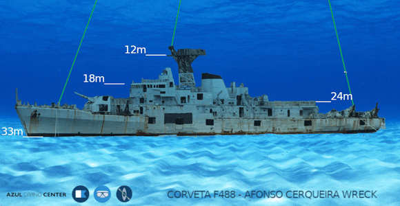 Funchal: Advanced Scuba Diving Afonso Cerqueira Wreck