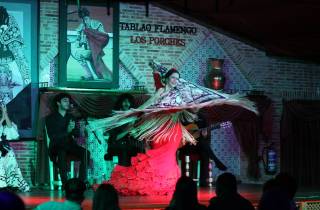 Madrid: Los Porches Flamenco Show mit Tapas und Wein Ticket