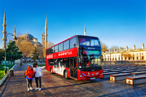 Istanbul: 1-daagse hop-on-hop-off bustour met commentaar