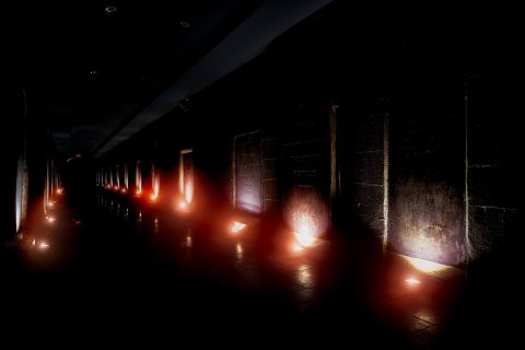 New York City: catacomben met kaarslicht