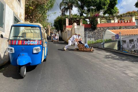 Funchal: Old Town Tour by Tuk Tuk with Traditional Toboggan