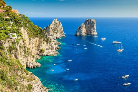 Fra Amalfikysten: Capri og Anacapri heldagsudflugt med guide