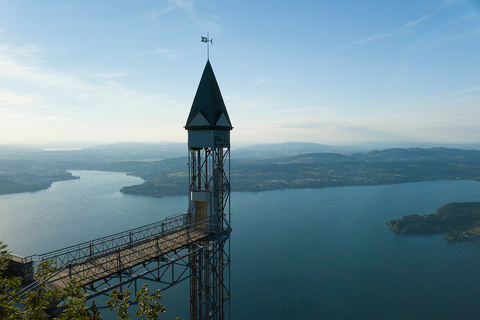 Z Zurychu: Kolejka linowa na górę Bürgenstock i Jezioro Czterech Kantonów