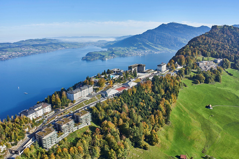 Vanuit Zürich: Met de kabelbaan naar de berg Bürgenstock & het VierwoudstedenmeerVan Zürich: kabelbaan naar de berg Bürgenstock en het meer van Luzern