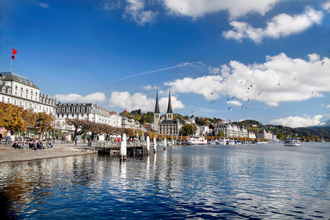 Von Zürich aus: Standseilbahn zum Bürgenstock und VierwaldstätterseeAb Zürich: Seilbahn zum Bürgenstock & Vierwaldstättersee