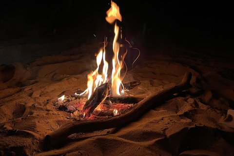 From Baku: Bilgah Beach Overnight Camping Trip with BBQ
