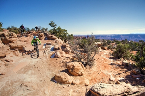 Moab: Dead Horse Point Singletrack Mountainbiking TourGanztägige Tour