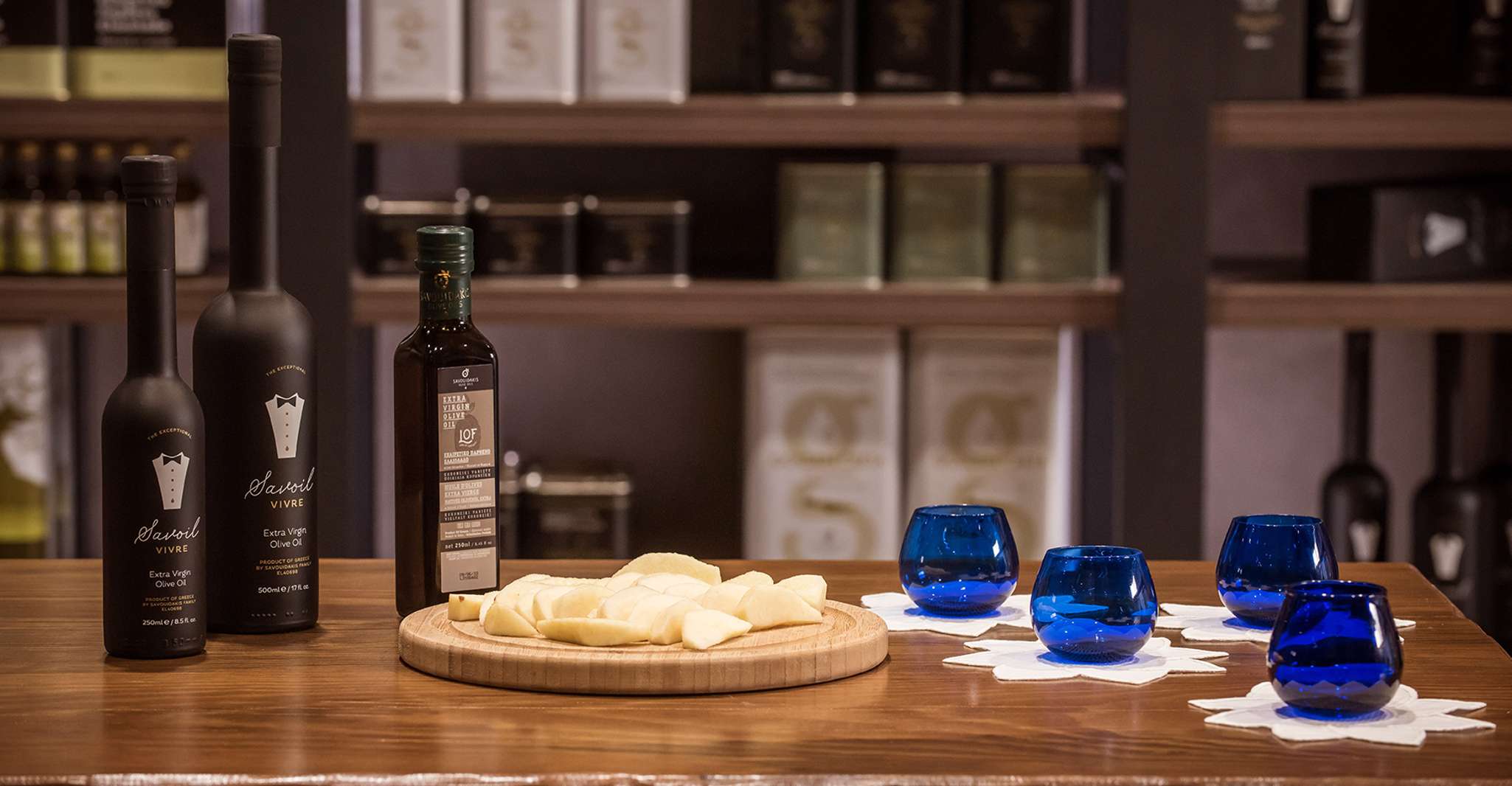 Degustación de aceite de oliva cretense - Hizvo
