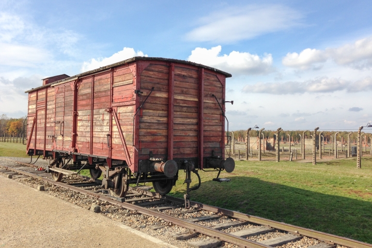 From Krakow: Auschwitz Birkenau Tour with Transportation Self-Guided Tour with Guidebook in Your Language