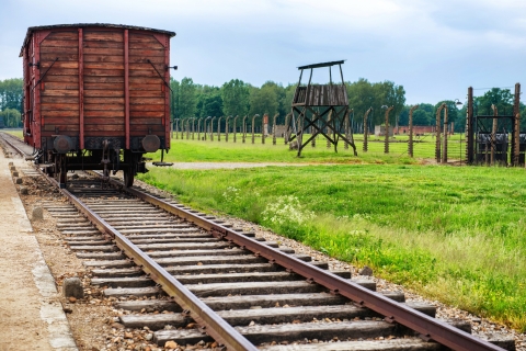Vanuit Krakau: Auschwitz-Birkenau-tour met vervoerZelfgeleide tour met gids in jouw taal