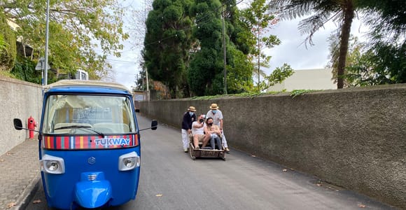 Funchal: Monte Tropical Garden & Toboggan Ride by Tuk Tuk