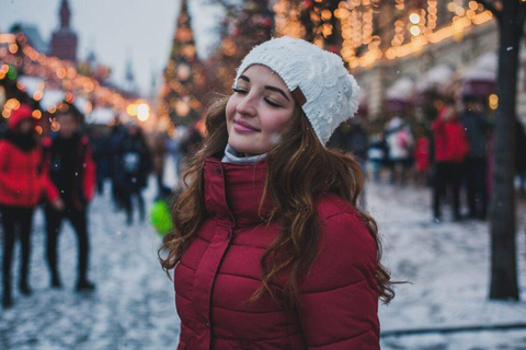 Visite à pied de Noël dans la joie au Québec