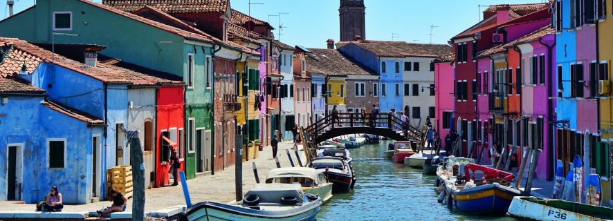 Venetië: rondleiding Murano, Burano, eiland Torcello en glasfabriek
